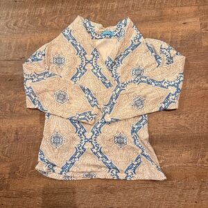 Catalina cloth faux Wrap top